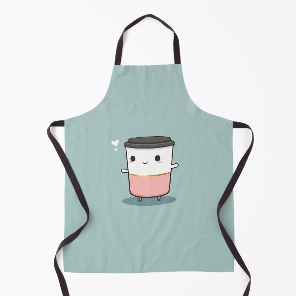 Item preview, Happy Coffee Cup Character Illustration designed and sold by GoldenTealArts.