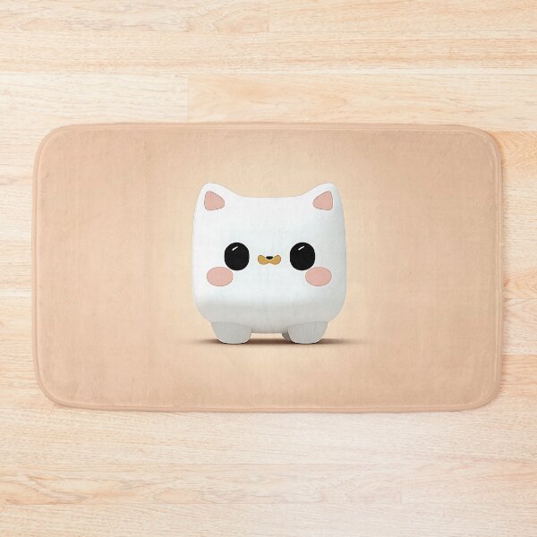 Item preview, Minimal 3D White Cat Render Design designed and sold by GoldenTealArts.