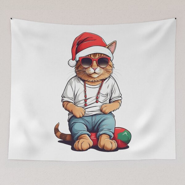 Item preview, Cat noël designed and sold by MeowLoka ⭐⭐⭐⭐.