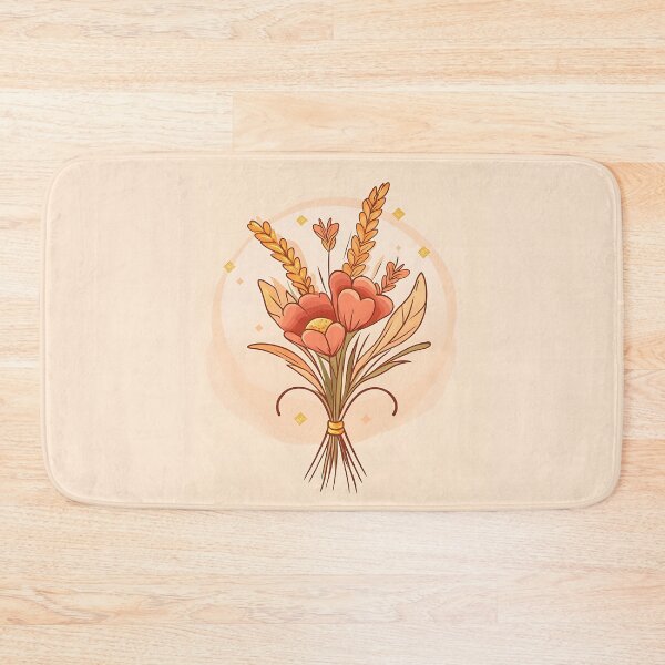 Item preview, Harvest Season Bouquet Logo Design designed and sold by GoldenTealArts.