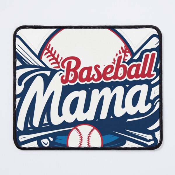 Artikelvorschau, Baseball Mama Aufkleber - Vintage Baseball Mama Design entworfen und verkauft von Kawaii Planet Studio.