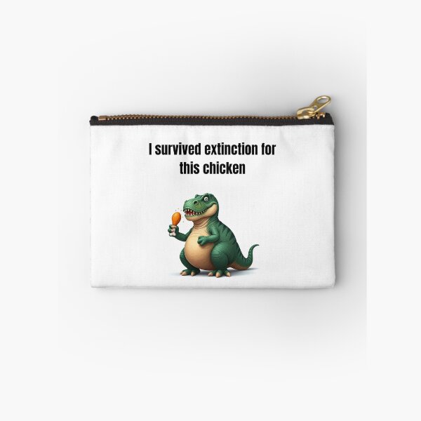 Item preview, I survived extintion for this chicken designed and sold by Kaczorek-Shop.