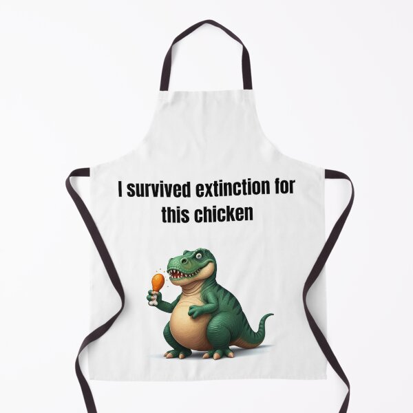 Item preview, I survived extintion for this chicken designed and sold by Kaczorek-Shop.