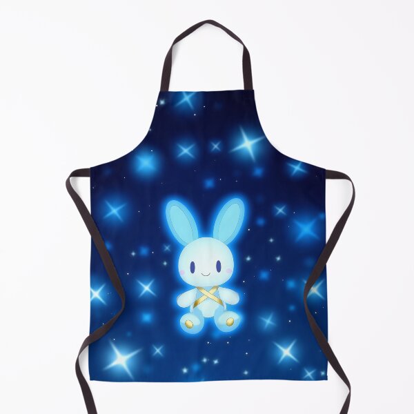 Item preview, Cute Blue Bunny Floating in Starry Sky designed and sold by GoldenTealArts.