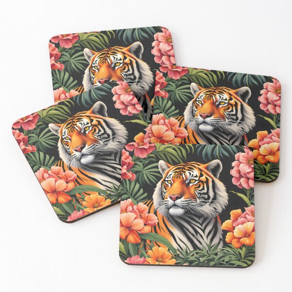 Item preview, Decorated Tiger Flower designed and sold by the-cc.