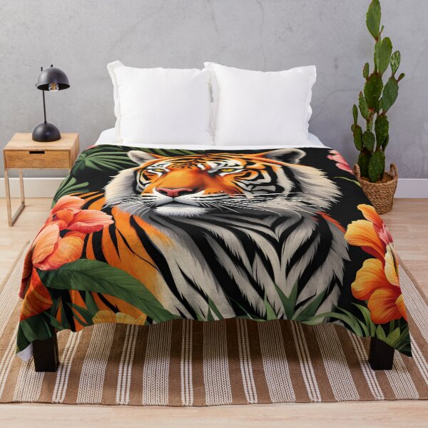 Item preview, Decorated Tiger Flower designed and sold by the-cc.