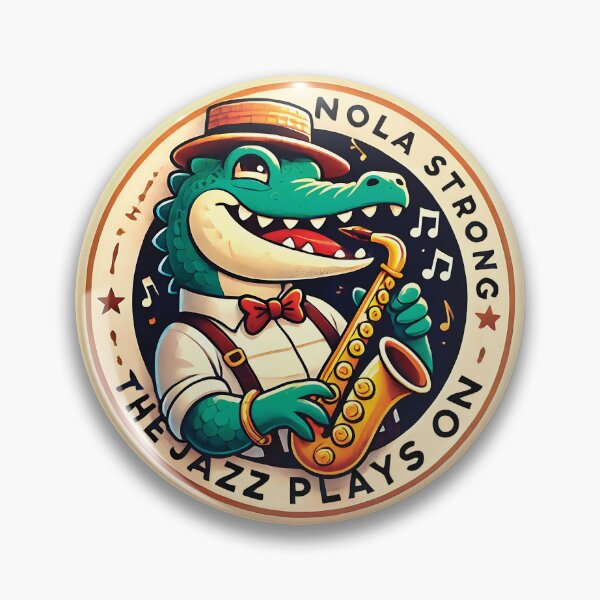 Item preview, New Orleans Louisiana Tribute NOLA Strong: The Jazz Plays On, Pray For NOLA designed and sold by EdGraphy.