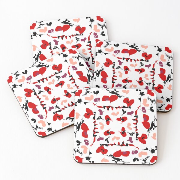 Item preview, Valentines Hearts in Red, Pink, Purple designed and sold by Jessielee72.