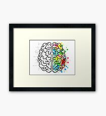 Logic and creativity Framed Print