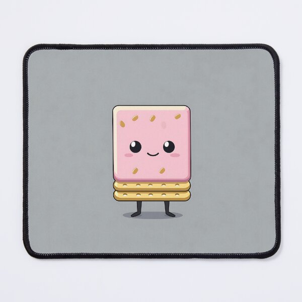 Item preview, Pink Waffle Cartoon With Golden Sprinkles designed and sold by GoldenTealArts.