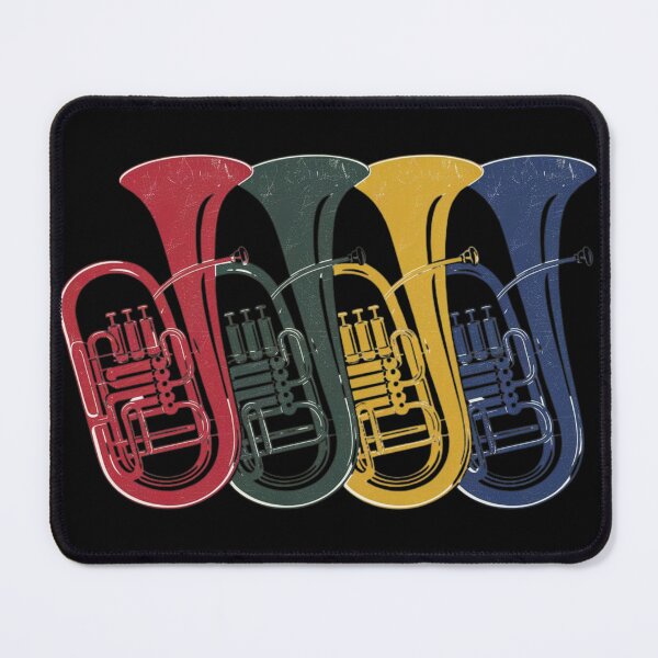 Item preview, Euphonium Player Brass Band Retro Vintage designed and sold by ladyindigital.
