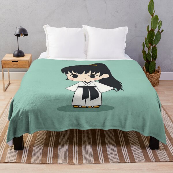 Item preview, Cute Kawaii Karate Girl With Black Belt designed and sold by GoldenTealArts.