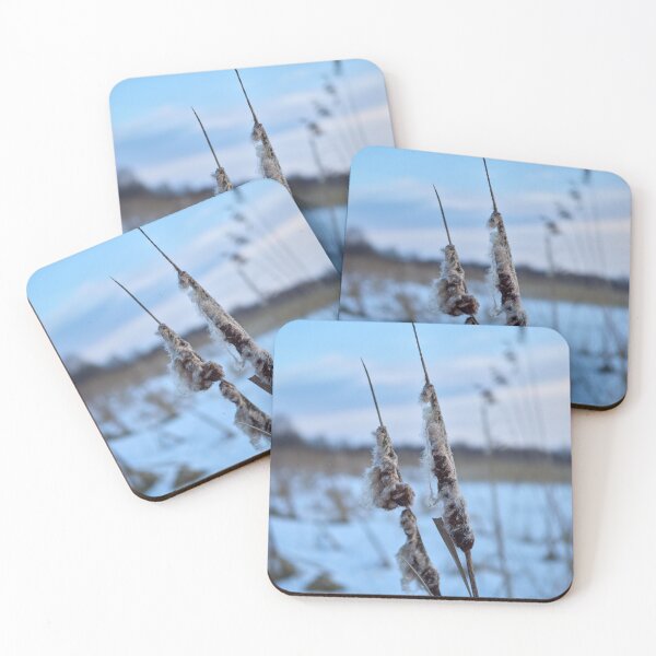 Item preview, Bulrush in blue. Kulovesi views 2024 designed and sold by Jouko Lehto Photography.