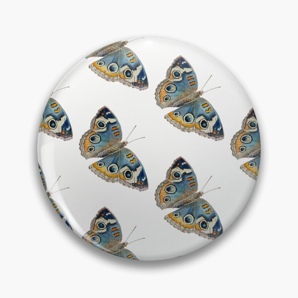 Item preview, Hyper-realistic hand painted Watercolor of a blue butterfly 2 designed and sold by Bmoony.