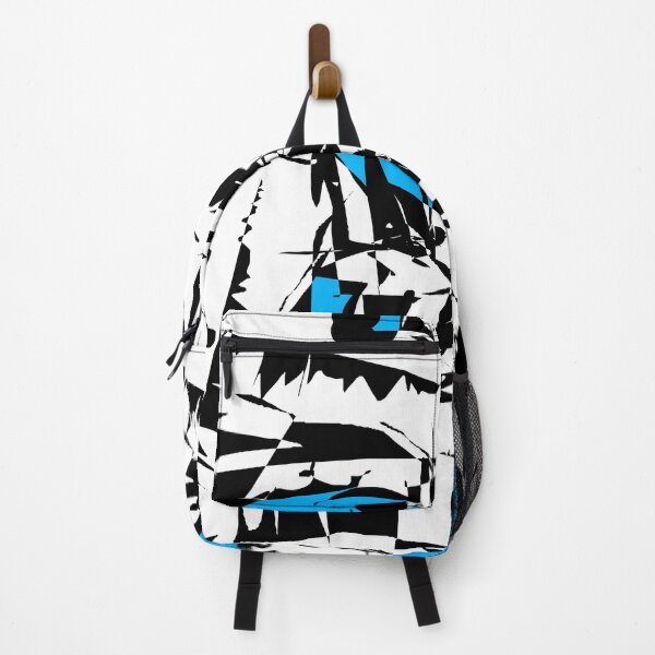 Item preview, Black and White Abstract with Bright Blue Accent designed and sold by Jessielee72.