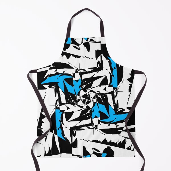 Item preview, Black and White Abstract with Bright Blue Accent designed and sold by Jessielee72.