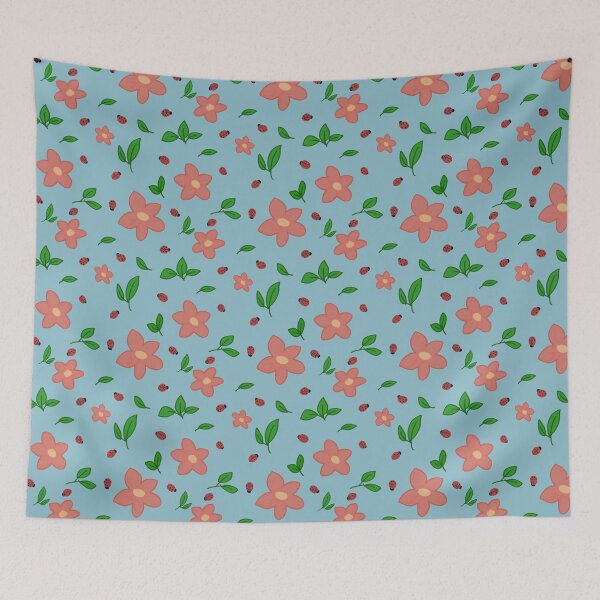 Item preview, Flowers and Ladybugs designed and sold by jesscargill.