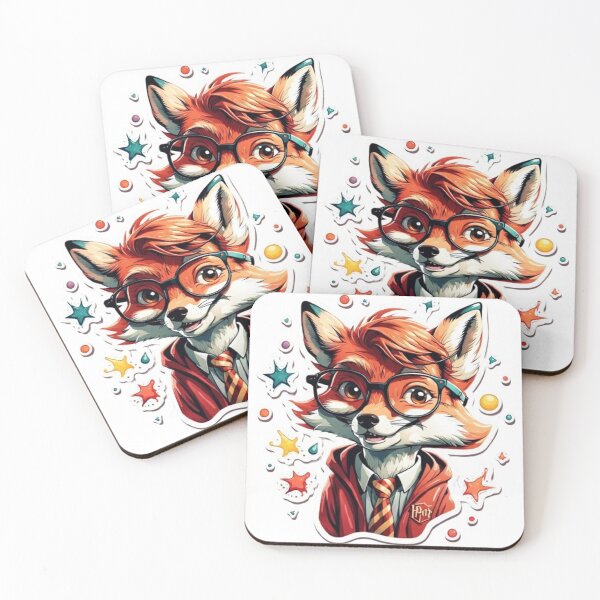 Item preview, different fox sticker designed and sold by MeowLoka ⭐⭐⭐⭐.