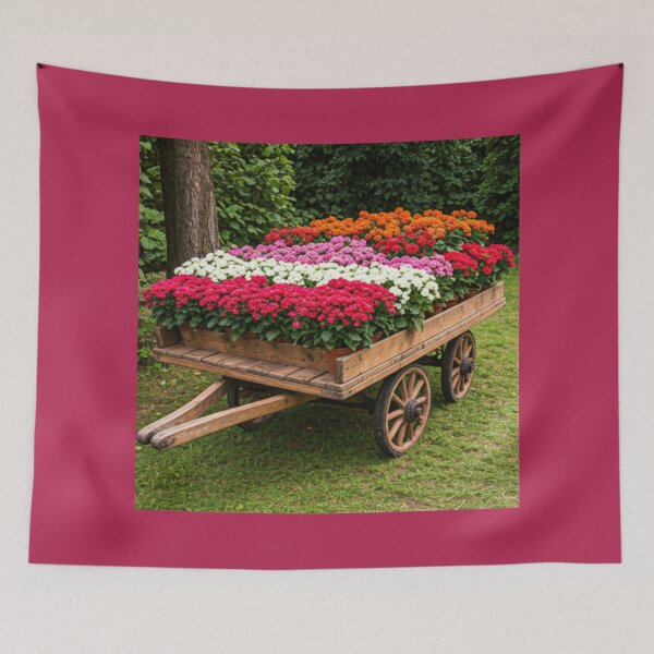 Item preview, flower wheelbarrow designed and sold by Carmensa67.