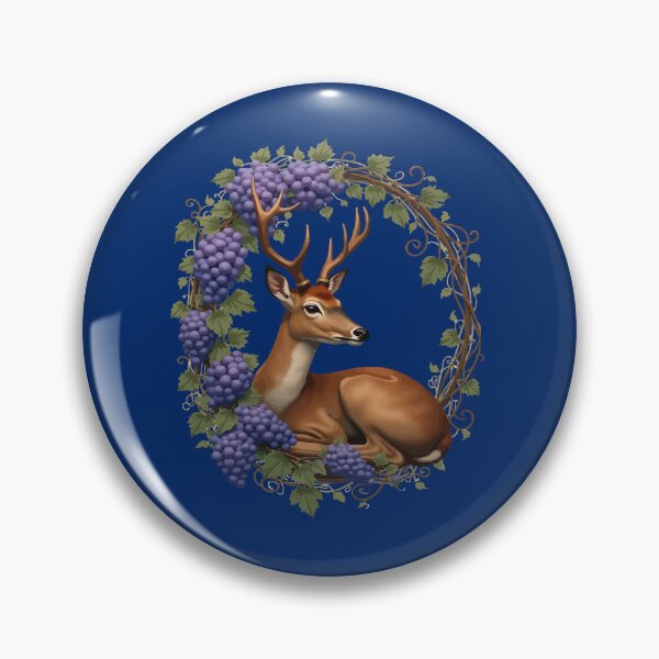 Item preview, Arkansan State Deer And Grape Vine Vector Design designed and sold by taiche.