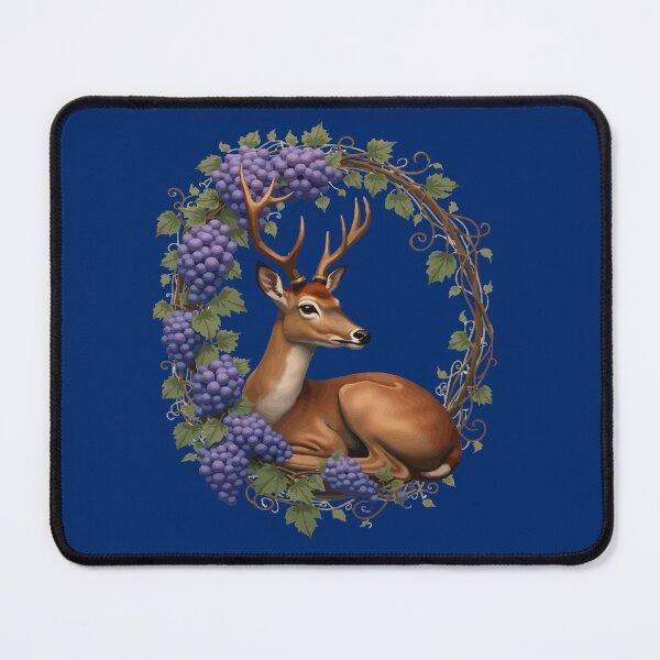 Item preview, Arkansan State Deer And Grape Vine Vector Design designed and sold by taiche.