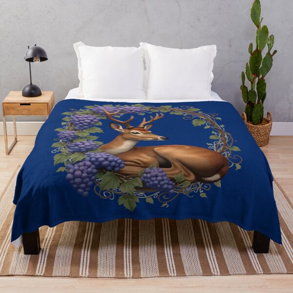 Item preview, Arkansan State Deer And Grape Vine Vector Design designed and sold by taiche.