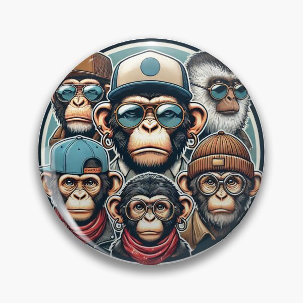 Item preview, Gangster Monkeys designed and sold by One-True-North.