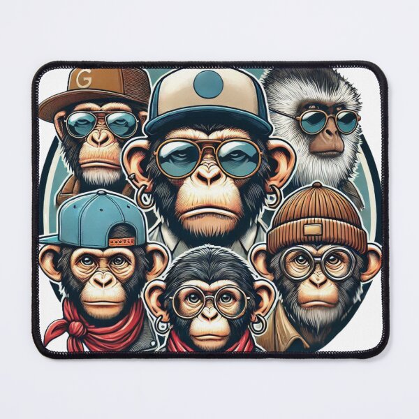 Item preview, Gangster Monkeys designed and sold by One-True-North.