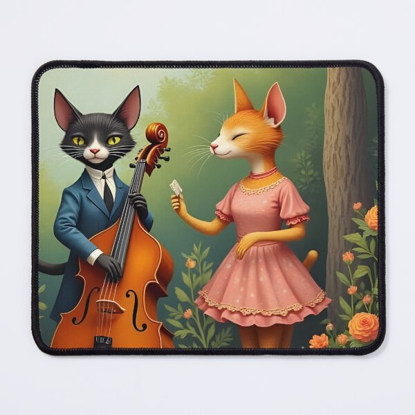 Item preview, Jazz Cat with Fan designed and sold by SoniaSarkali.