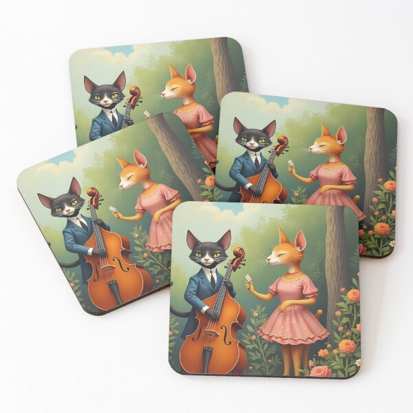 Item preview, Jazz Cat with Fan designed and sold by SoniaSarkali.