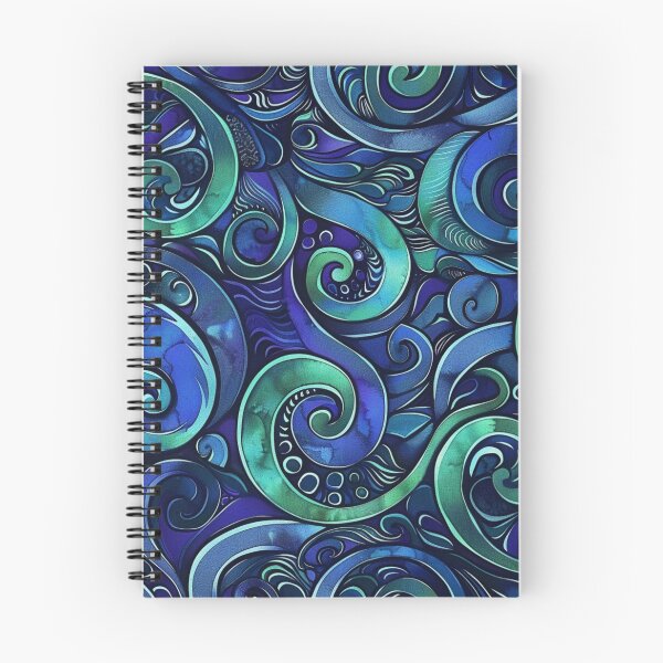 Item preview, New Zealand Paua Māori Pattern Koru Design 319 designed and sold by GrinGalore.