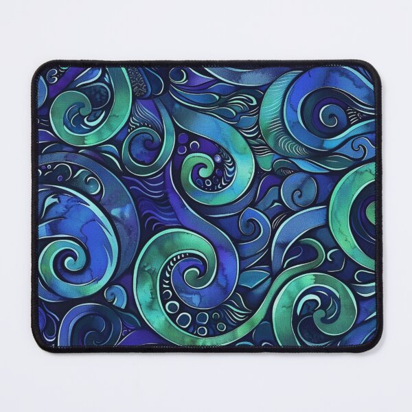 Item preview, New Zealand Paua Māori Pattern Koru Design 319 designed and sold by GrinGalore.
