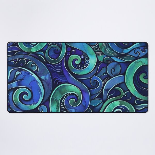 Item preview, New Zealand Paua Māori Pattern Koru Design 319 designed and sold by GrinGalore.