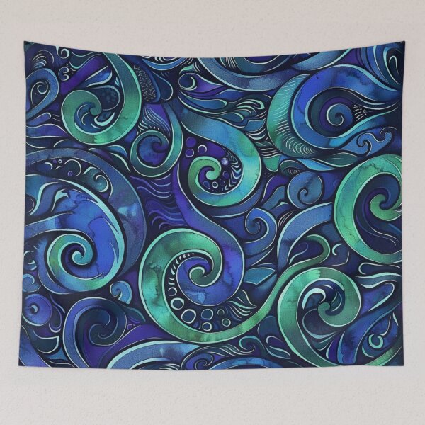 Item preview, New Zealand Paua Māori Pattern Koru Design 319 designed and sold by GrinGalore.