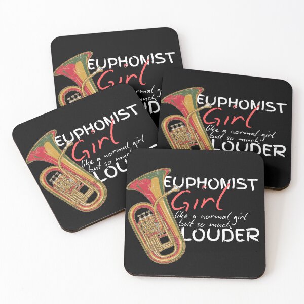 Item preview, Euphonium Euphonist Girl Music designed and sold by ladyindigital.