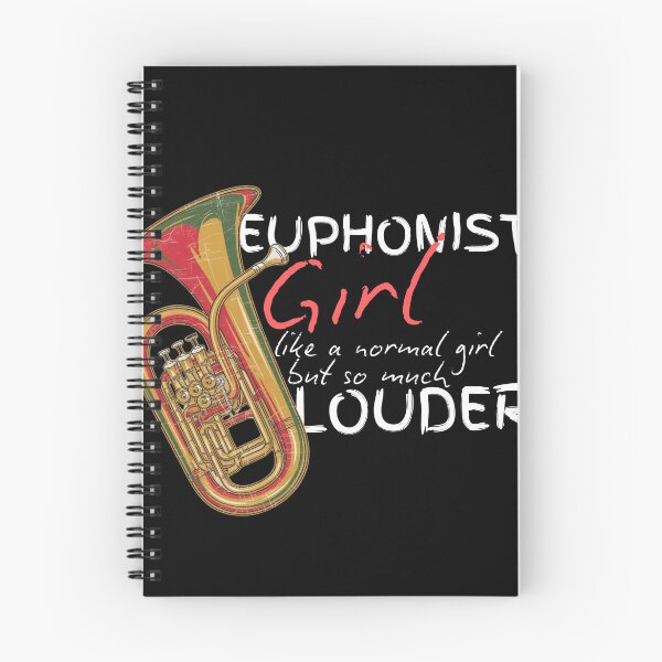 Item preview, Euphonium Euphonist Girl Music designed and sold by ladyindigital.