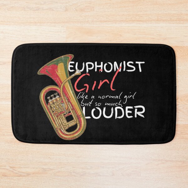 Item preview, Euphonium Euphonist Girl Music designed and sold by ladyindigital.