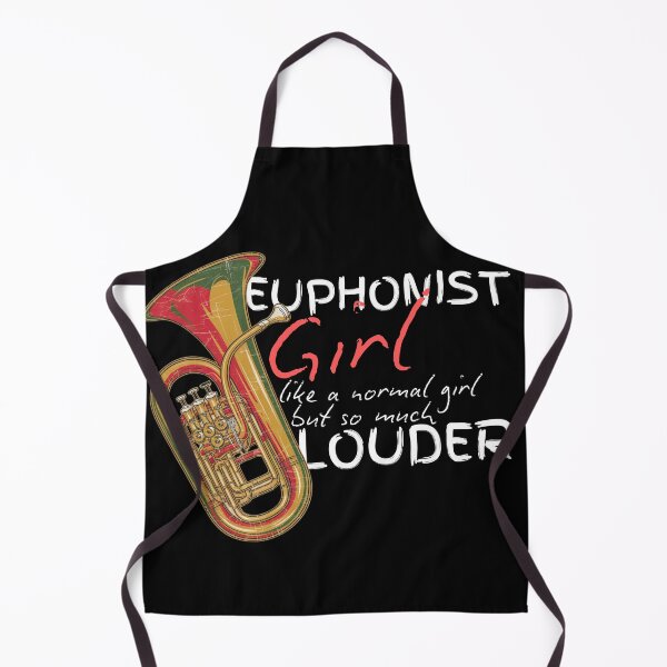 Item preview, Euphonium Euphonist Girl Music designed and sold by ladyindigital.