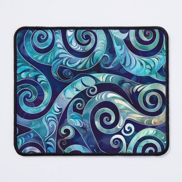 Item preview, New Zealand Paua Māori Pattern Koru Design 320 designed and sold by GrinGalore.