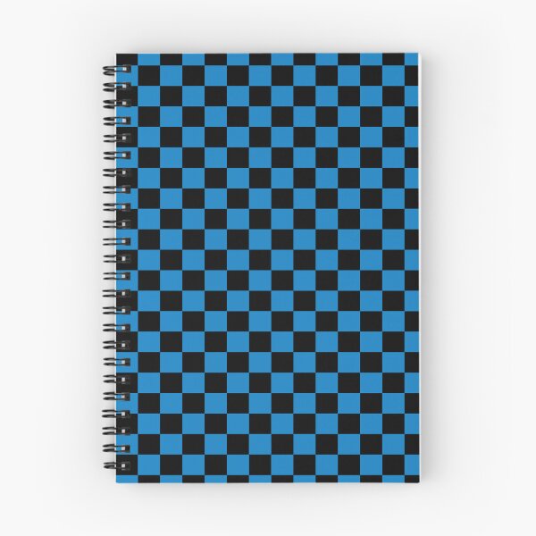 Item preview, Blue and black squares pattern designed and sold by MarketdeLuis.