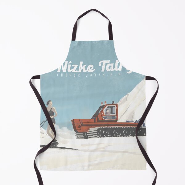 Item preview, Retro skier in the Tatra mountains - Nízke Tatry designed and sold by WHTDG.