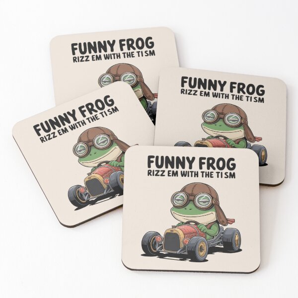 Item preview, Funny Frog Driving with Quiet Charm designed and sold by TeeGrit.