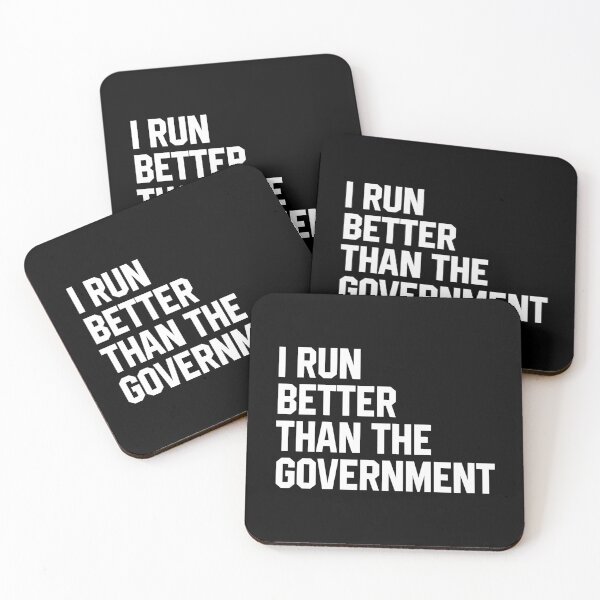 Item preview, I Run Better Than The Government  designed and sold by xhearalisa.