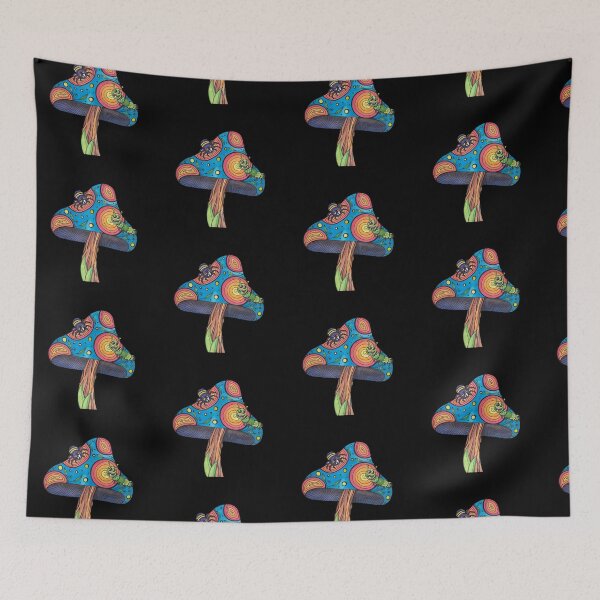 Item preview, Insects on mushroom designed and sold by HLCREATIVE.