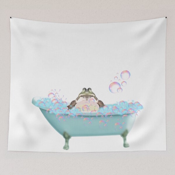 Item preview, toad taking a bath designed and sold by TaraPen.