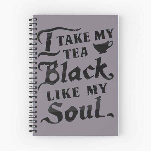 Item preview, Black Soul Black Tea Lover designed and sold by Smooth-Tee.