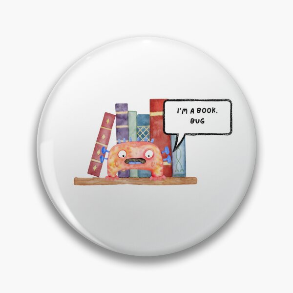 Item preview, I’m a book bug monster! designed and sold by FluffyMonster13.