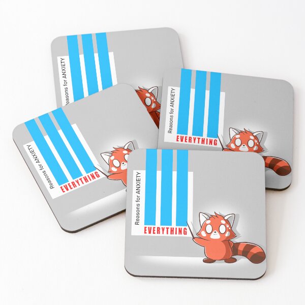 Item preview, Reasons for Anxiety designed and sold by RedPandaTee.