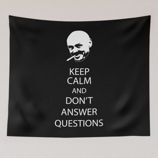 Item preview, Don't Answer Questions designed and sold by LordNeckbeard.