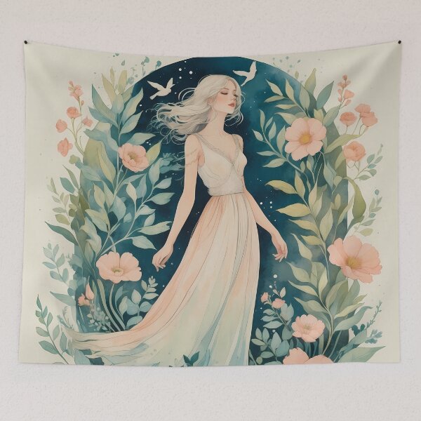 Item preview, Emily Armstrong Portrait Design – Elegance, Mystery, and Timeless Beauty designed and sold by odalpride.